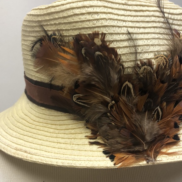 Antonio Melani Natural Fibres Hat Cream New